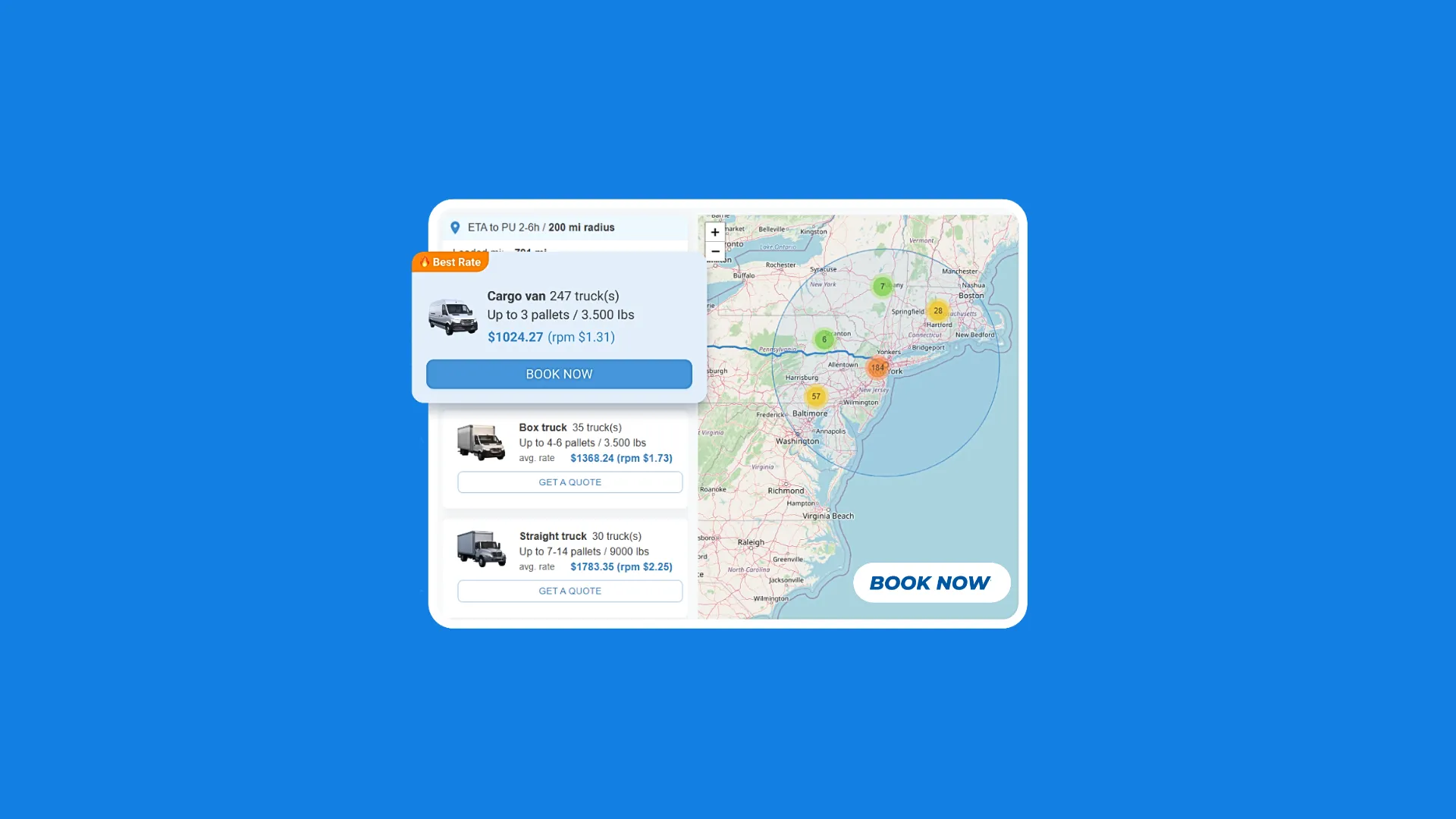 book delivery, book shipping, booking a truck, how to book a truck, order delivery, small truckload, expedited shipping, book a truck online